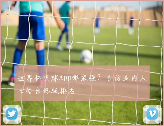 世界杯买球App哪家强？专访业内人士给出终极排名